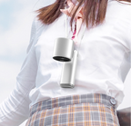 Portable Fan Handheld Mini Turbo Fan Battery ? High Speed Powerful Ice Cooling 5 Speed Adjustable Rechargeable Personal Fans for Beach Camping Travel Working ?White?