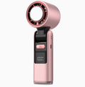 Portable Fan Handheld Mini Turbo Fan Battery ? High Speed Powerful Ice Cooling 5 Speed Adjustable Rechargeable Personal Fans for Beach Camping Travel Working ?Cherry Blossom Pink?