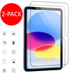 iPad (A16) Gen 11 2025 Tempered Glass Screen Protector 9H Transparent 2-Pack