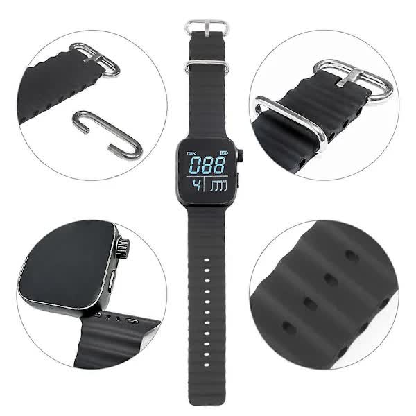Portable Metronome Smart Adjustable Vibrating Bracelet Musical Instrument Metronome