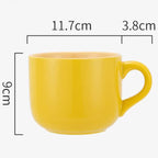 Large Ceramic Coffee Mug 650ml with Henke, Compatible with Breakfast Cereal Bowl and Tea Cup, Birthday Gift
