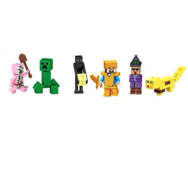 Minecraft Minifigure Set 29 Pieces Compatible with LEGO Children's Gift