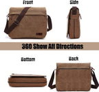 Men's shoulder bag canvas shoulder bag laptop bag school bag