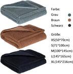The Waterproof Blanket, Snuggle Blanket for Sofa Bed Couch, Waterproof Pet Blanket for Dog and Cat, 100% Leak Proof Waterproof Fully Pee Proof Brown Brown L:145*165CM