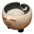 Ceramic Yarn Bowl for Knitting Holds Yarn Ball 15cm x 11cm