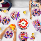 K-pop Demon Hunters Birthday Party Decorations Set Banner Cake Topper Balloons for Kids Theme Celebration