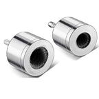 2-Pack Copper Pipe Cleaning Brush, Full-Metal HVAC Pipe Cleaning Brush for Drill Power 1/4in Shaft