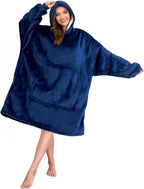 Snuggie Oversized Blanket Hoodie in Dark Blue