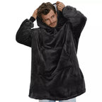 Snuggie Oversized Blanket Hoodie in Dark Blue