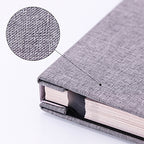 Self-Adhesive Photo Album 27 * 28 cm Scrapbook Album 40 Double-Sided Pages Linen Hardcover DIY Anniversary Memory Book for Baby