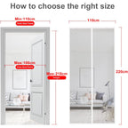 Mosquito Net Door Magnetic Fly Screen Anti-mosquito MYCARBON 80X200CM White