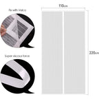 Mosquito Net Door Magnetic Fly Screen Anti-mosquito MYCARBON 80X200CM White