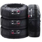 4 pcs Car Tire Covers 19-23\" Waterproof Dustproof Car Wheel Protector (Diameter 80cm)