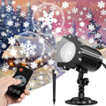 Snowflake Projection Lamp with Remote Control IP65 Waterproof Outdoor Christmas Light for Indoor Party Garden Wedding Bar Decor