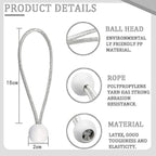 Rubber Straps with Buckle 50 Pack for Tents Marquees Banners Tarpaulins
