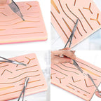 Complete Suture Kit for Students, Including Silicone Suture Pad and Suture Tool Practice Suture Kit