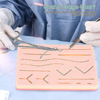 Complete Suture Kit for Students, Including Silicone Suture Pad and Suture Tool Practice Suture Kit