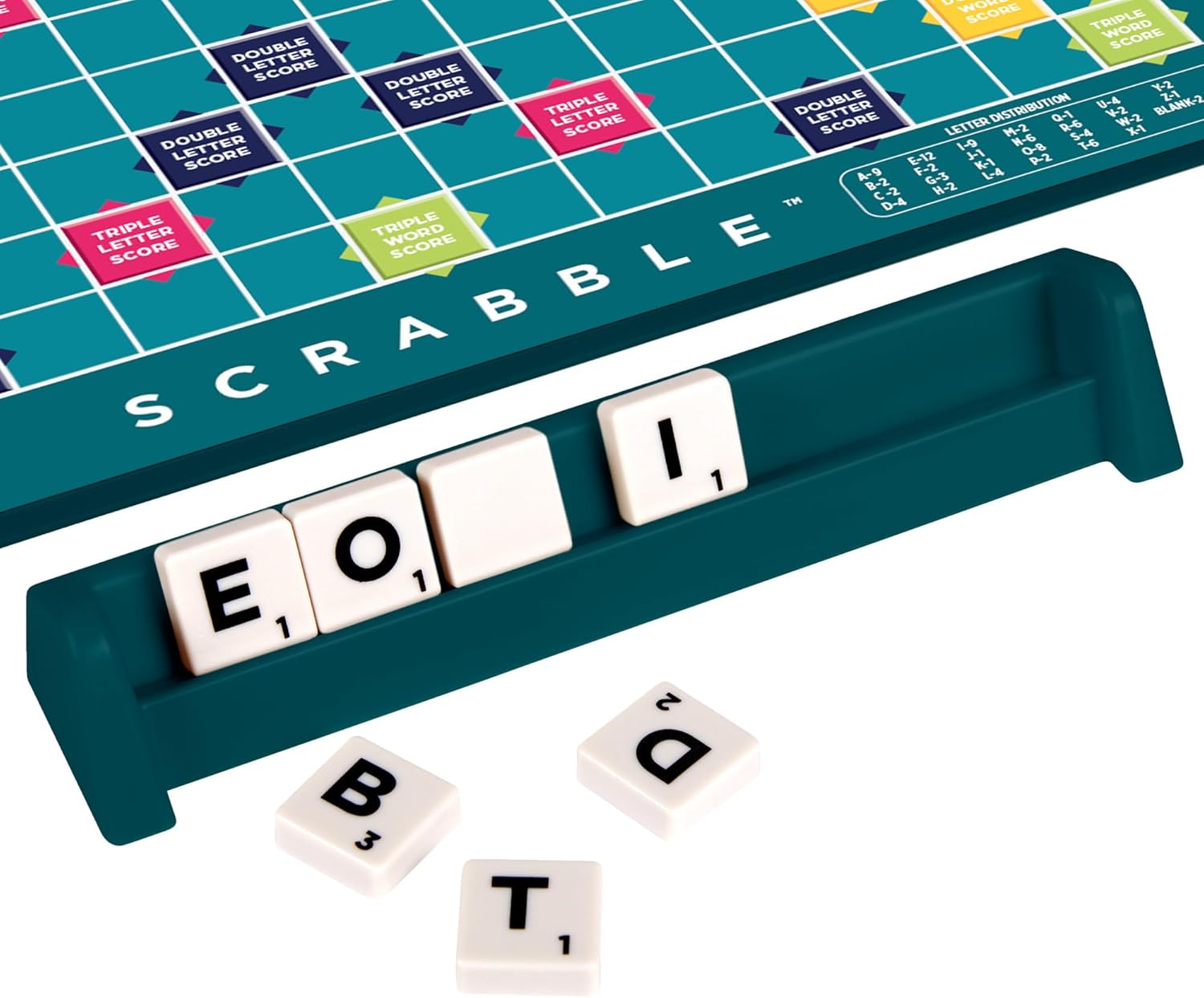 Scrabble Original Classic Crossword Board Game English Version Family for Kids Adults 2 to 4 Players