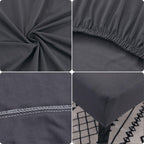 Stretch Chair Covers Set of 4 or 6, Removable Washable Slipcovers for Dining Chairs, Grey Pack of 6, for Home \u0026 Hotel Decoration