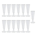 Plastic Wine Glasses 150 ml 60 Pack Champagne Red Wine Cups Versatile for Parties Carnivals