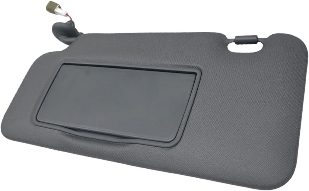 Sun Visor with Lights, with Mirror LH Driver Side Left Gray Interior Compatible with Honda HR-V EX-L EX LX Sport 2016-2022 Replace 83280-T7W-A12ZA, 83280T7WA12ZA