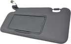 Sun Visor with Lights, with Mirror LH Driver Side Left Gray Interior Compatible with Honda HR-V EX-L EX LX Sport 2016-2022 Replace 83280-T7W-A12ZA, 83280T7WA12ZA