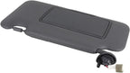 Sun Visor with Lights, with Mirror LH Driver Side Left Gray Interior Compatible with Honda HR-V EX-L EX LX Sport 2016-2022 Replace 83280-T7W-A12ZA, 83280T7WA12ZA