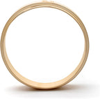 Natural Bamboo Steamer Heightening Ring Deep Steamer 7-13inch Bamboo Steamer’s Circle to Add Height, Increase Steamer Height of 4 CM