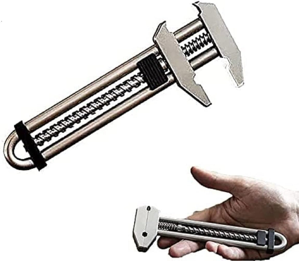 MetMo Grip Multifunctional Wrench, Creative Adjustable Wrench, Portable Outdoor Camping and Hiking Tools, Cycling Machine Repair