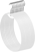 20PCS Thong Underwear Display Ring Hanger 12", Plastic Round Circle Loop Hook Bikini Swimwear Lingerie Brief Display Hoop Rack Holder
