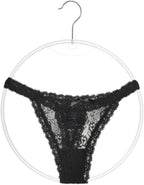 20PCS Thong Underwear Display Ring Hanger 12", Plastic Round Circle Loop Hook Bikini Swimwear Lingerie Brief Display Hoop Rack Holder