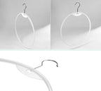 20PCS Thong Underwear Display Ring Hanger 12", Plastic Round Circle Loop Hook Bikini Swimwear Lingerie Brief Display Hoop Rack Holder