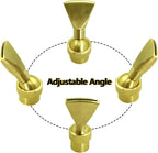 Fountain Nozzle Heads, Fan-shaped or Flat Fountain Nozzle Heads for Garden or Park Pond & Fountain Pool F-P1-S2 (3/4 Inch - DN20)