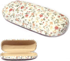 Eyeglasses Cases, Polersun Slim Retro Floral Pattern Glasses Case for Women Ladies Girls