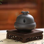 Matte Glaze Garlic Keeper for Counter Countertop Storage Ceramic Jars Garlic Holder Give it to a Friend Who Owns a Restaurant Garlic Container, Black, djdrtjtydkjtyk45154854