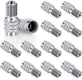 16 Pack Double Valve Stem Cap Inflate Tire Valve Caps Flow Through Tires Cap for High Pressure Truck Car RV Semi Bus Tires