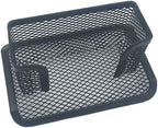 4 Pcs Desktop Mesh Business Card Holder Memo Holder for School Office Desk