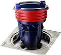Shower Floor Drain Backflow Preventer One Way Drain Valve Sewer Core Patented Magnetic Drainage Insert Drain Plug(1.5-1.77in Hole) (Suitable for Tube Depth 2.56-4.13in) (Depth 2.56in)