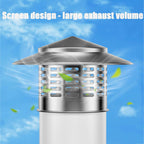 8 Inch Round Chimney Cap, 8 Inch Chimney Cap with Screen, Stove Pipe Topper, 304 Stainless Steel(Full Width: 8in, Interior Width: 7.87in)