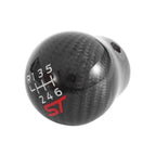 6 Speed Car Racing ST Carbon Fiber Gear Shift Knob for Focus ST Fiesta ST