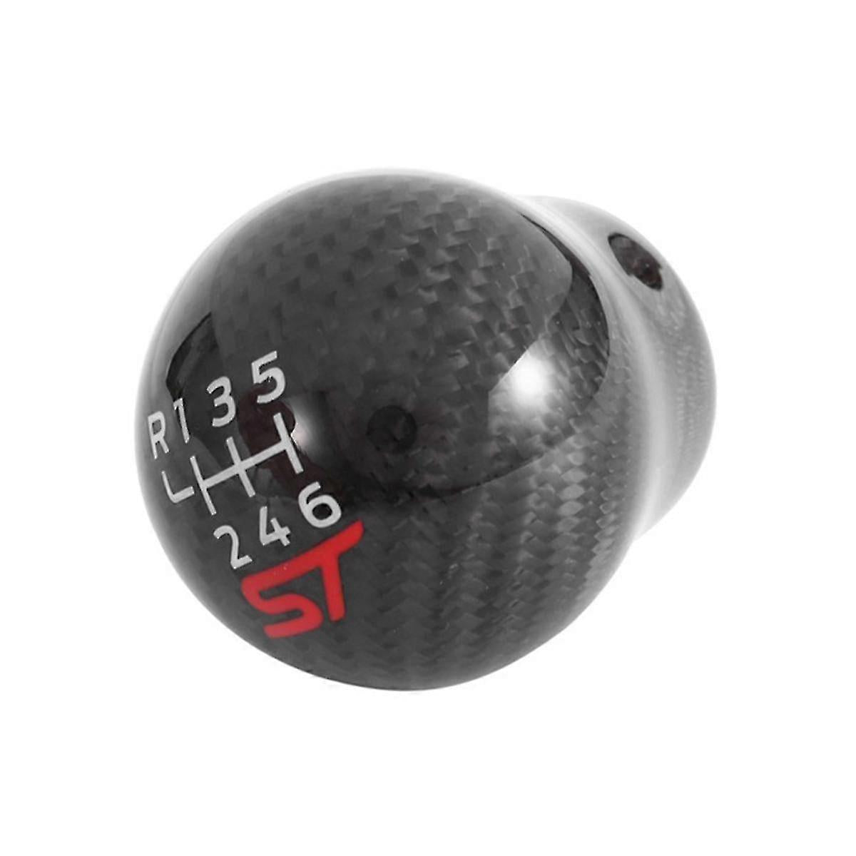 6 Speed Car Racing ST Carbon Fiber Gear Shift Knob for Focus ST Fiesta ST