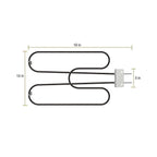 Grill Heating Elements For Q240 Q2400 Series Grills, Replacement Part For 70127 Electric Heating El