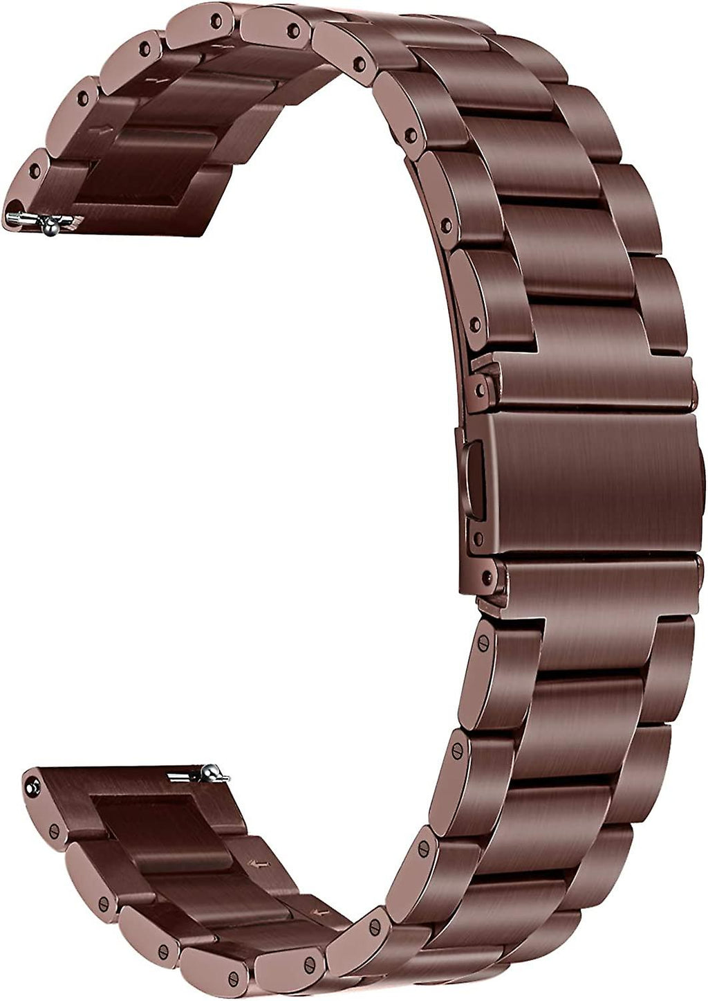 Band For Galaxy Watch 3 41mm Mystic Bronze, Solid Stainless Steel Watchband Quick Release Strap Women Wristband For Samsung Galaxy Watch3 41mm Smartwa