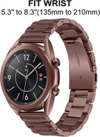 Band For Galaxy Watch 3 41mm Mystic Bronze, Solid Stainless Steel Watchband Quick Release Strap Women Wristband For Samsung Galaxy Watch3 41mm Smartwa