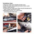 2Pcs Oxygen O2 Sensor Upstream Downstream Compatible with Honda CRV 2.4L L4 2007 2008 2009 Replacement for 234-9062 234-4359