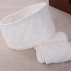 6pcs Cotton Baby Belly Band Infant Umbilical Cord Soft Newborn Navel Belt (White)