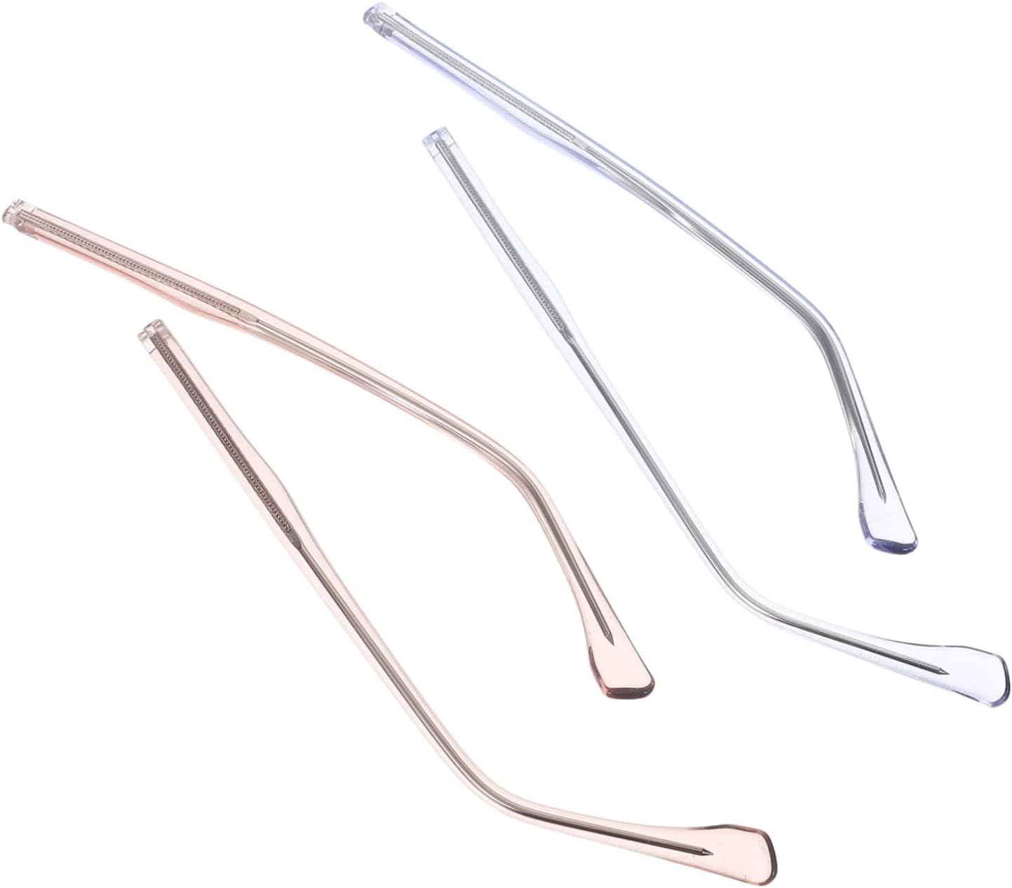 2Sets Glasses Arm Replacement Eyewear Frame Legs for Stylish Spectacle Repair Lightweight Durable Design for Comfort for Any Occasion