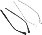 2 Sets Eyeglass Replacement Temples with Nose Pads Fit Glasses Repair Kit Includes Screws Washers Screwdriver of Durable Transparent Arms for Eyewear