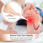 's Arch Support Shoe Inserts for Flat Feet, Plantar Fasciitis, Adhesive Arch Pads for Relieve Pain for Women & Men (Cork)