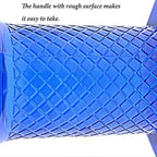 75 Oz (2.2 L) Dumbbell Shaped Water Bottle | Big Capacity | BPA Free | Flip Top Leak Proof lid | Blue